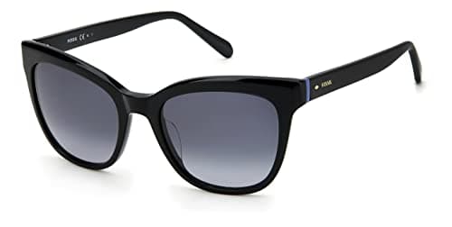 Image of Fossil Fos 2111/s 807/9O BLACK Sunglasses Women's Acetate, Standard, 53