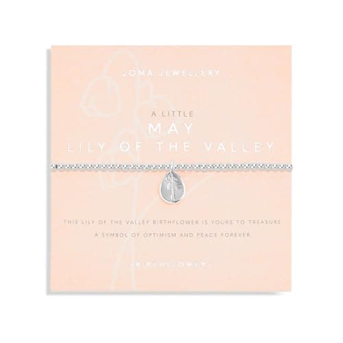 Image of Joma Jewellery A Little May Lily Of The Valley Birthflower Bracelet from