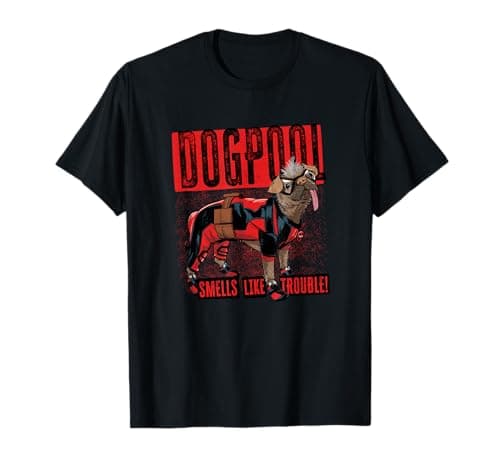 Image of Marvel Studios Deadpool & Wolverine Dogpool Smells Trouble T-Shirt