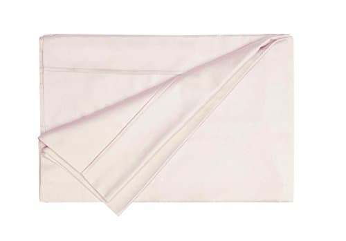 Image of Belledorm Egyptian Cotton Flat Sheet - 200 Thread Count (Single, Powder Pink)