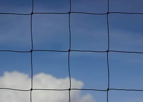 Image of Bird Netting For the Garden 5m x 5m 50mm 2" Anti Pigeon Knotted Mesh Heavy Duty Black Net Protection