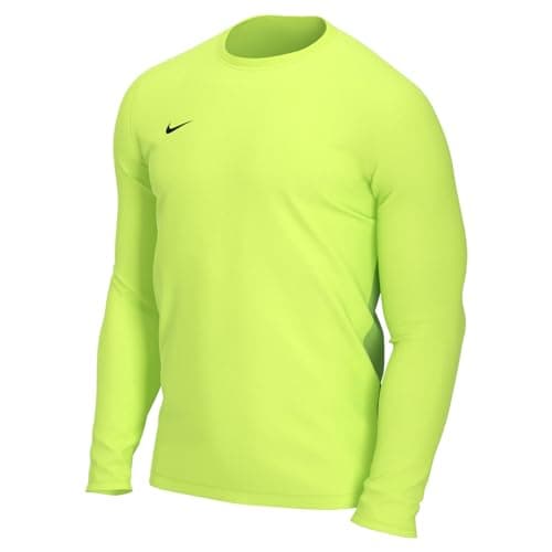 Image of NIKE Men's M Nk Dry Park Vii Jsy Ls T shirt, Volt/(Black), M UK