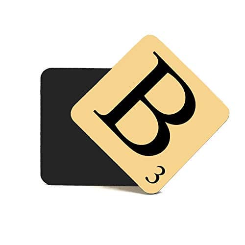 Image of CNC Group Alphabet MDF Coaster Letter B Personalise Your Coffee Table, Word Name Maker