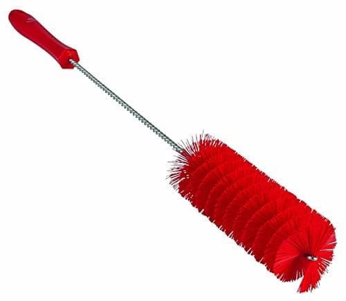 Image of Vikan 53794 Tube Brush, Ø50 mm, 510 mm, Medium, Red
