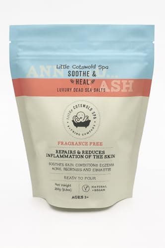 Image of Children’s Soothe & Heal Magnesium Dead Sea Salts – 250g Pouch | Fragrance-Free Bath & Foot Soak for Sensitive Skin, Eczema & Psoriasis Relief
