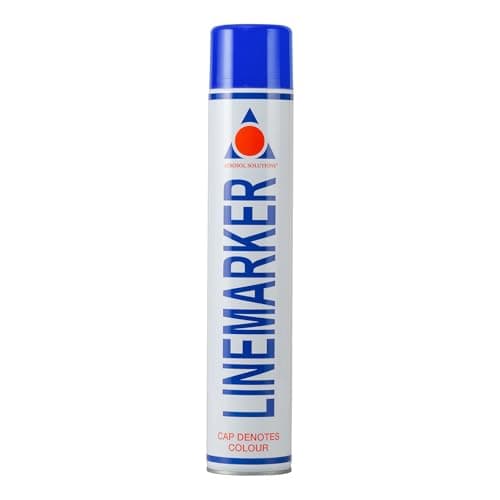 Image of Aerosol Solutions Line Marker, Grass and Road Spray Paint, Blue, 750 ml (Pack of 1)