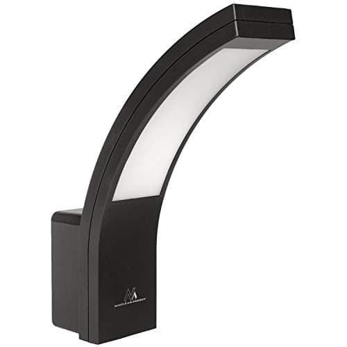 Image of Maclean MCE343 Facade LED Lamp 800lm 10W IP54 Outdoor Wall Lamp Energy-Saving 4000K (Black)
