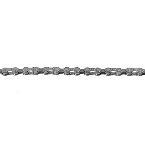 Image of KMC Unisex - Adult Z Z8 Grey 8-Speed Chain 1/2 Inch x 3/32, 114 Links, Grey