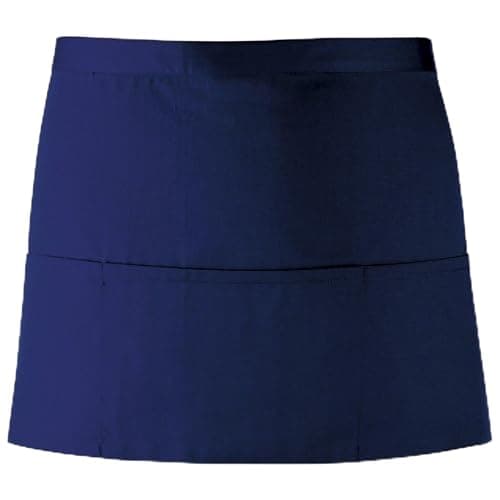 Image of Premier Ladies/Womens Colours 3 Pocket Apron/Workwear (One Size) (Navy)