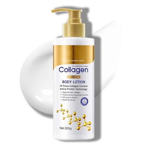 Image of 300ML Collagen Body Lotion - Firming Body Lotion with Lemon, Jasmine & Sandalwood, Fast-Absorbing Collagen Body Cream for Dry Skin, Daily Firming Cream for Soft Smooth Skin