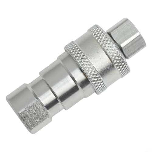Image of Hydraulic Quick Connect Coupler Set Made of Carbon Steel G18 Female Pipe Fitting for Forestry and Petroleum Hydraulic Equipment