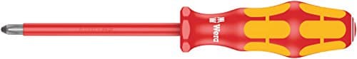 Image of Wera 162 i PH Kraftform Plus Lasertip VDE Insulated Screwdriver, Phillips 2 x 100 mm, 05006154001