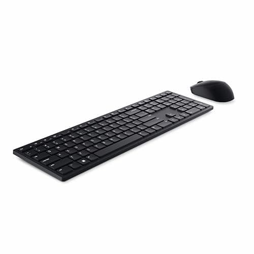 Image of Dell Pro Wireless Keyboard and Mouse - KM5221W - Italian (QWERTY) - Black