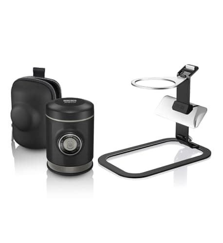 Image of WACACO Picopresso Portable Espresso Maker with Official Stand Bundle - Complete Manual Coffee Maker Kit for Home & Travel