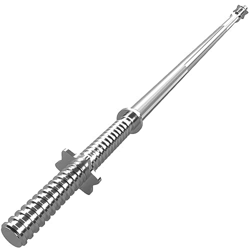Image of GYM MASTER 1" Diameter Standard Barbell with Spinlock Collars, Choice of Sizes - 4ft