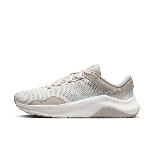 Image of Nike Women's Legend Essential 3 NN Training Shoe, Lt Iron Ore/Lt Armory Blue-Iron Grey, 38.5 EU / 5.5 UK, Lt Iron Ore Lt Armory Blue Iron Grey, 5 UK