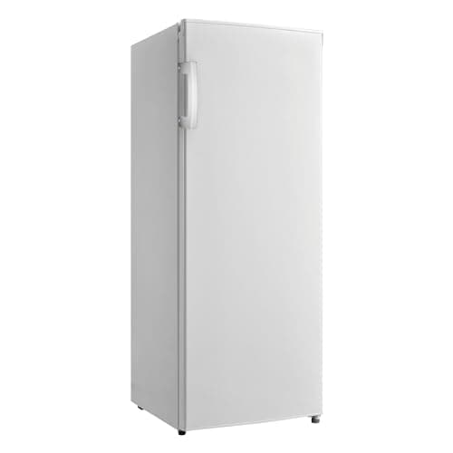 Image of Igenix IGTL055W Freestanding Tall Larder Fridge, 4 Adjustable Glass Shelves, 1 Salad Drawer, Reversible Door, 230 Litre Capacity, 55 cm Wide, White