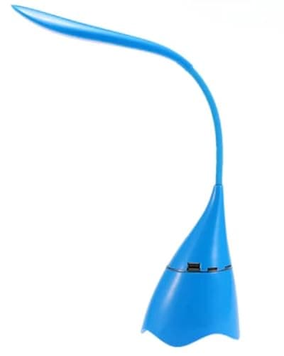Image of Table Lamp, LED Desk Lamp Dimmable Adjustable Touch Control USB Fast Charging Port 3 Level Wireless Bluetooth Speaker Night Light, Reading Lamp, Study Lamp, Work Lamp, Office Lamp | White