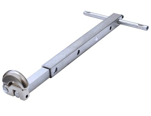 Image of Adjustable Telescoping Basin Sink Wrench Tool, 3/8'' to 1-1/4'' Capacity Jaw w/ 10" to 17" Extendable Handle, for Tight Space