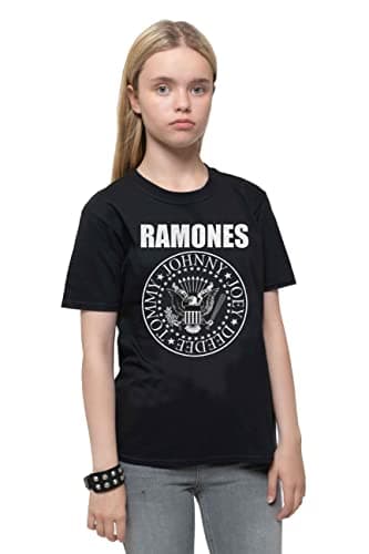 Image of Ramones Childrens/Kids Presidential Seal Cotton T-Shirt (11-12 Years) (Black)