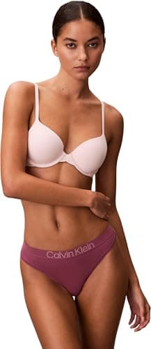 Image of Calvin Klein Women THONG RED (Berry Wild) M