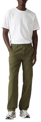 Image of Levi's Men's XX Chino Authentic Straight Trousers, Olive Night Auth TWI, 32 W/32 L