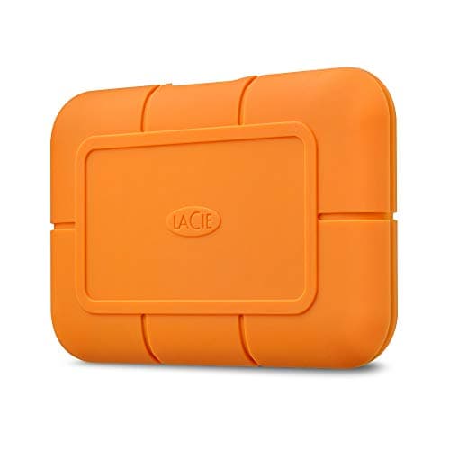 Image of LaCie Rugged SSD 500GB, External SSD, USB-C, Extreme water and 3m drop resistance, Mac, PC, Data Rescue Services (STHR500800)