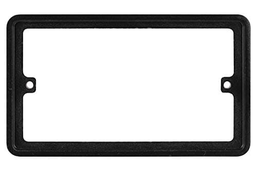 Image of Schneider Electric Lisse Screwless Deco - Double Socket Surround, GGBLSPC2BS, Spacer, Black