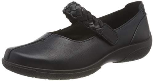 Image of Hotter Women's Shake II Navy Mary Jane Shoes 5.5