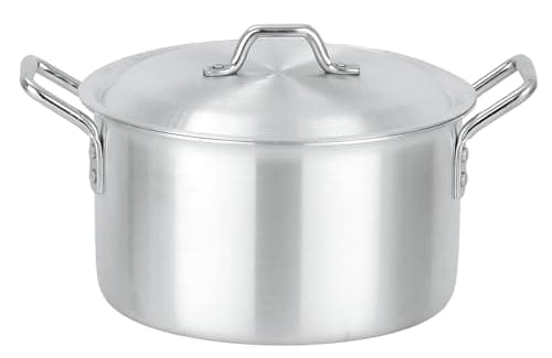 Image of 25 Liters Aluminium Cookware Deep Stockpot Soup Pot Saucepan Cooking Pan Stew Catering (39cm / 25 Litre)