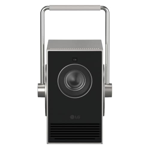 Image of LG CineBeam Q PU600U, Mini Portable 4K Projector, 50-120 inch Screen, RGB Laser, 600 ANSI Lumens, LG TV webOS, AirPlay, Screen Share, Bluetooth, Built-in speaker, Auto Screen Adjustment