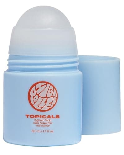 Image of Topicals High Roller Ingrown Hair Tonic with Salicylic Acid, AHAs and BHAs - Daily Treatment for Razor Bumps, Irritation and Ingrown Hairs - Suitable for Face & Body (1.7 Fl Oz)