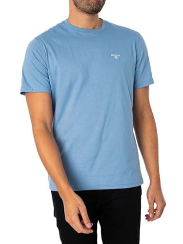 Image of Barbour Men's Essential Sports T-Shirt Blue (UK, Alpha, XXL, Regular, Regular, Blue)