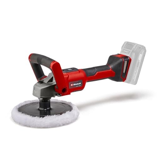 Image of Einhell Cordless Car Polisher and Buffer 18V Power X-Change, 3-in-1 Machine Polisher Buffer and Sander for Garage and Home Use, Without Battery CE-CP 18/180 Li E Solo