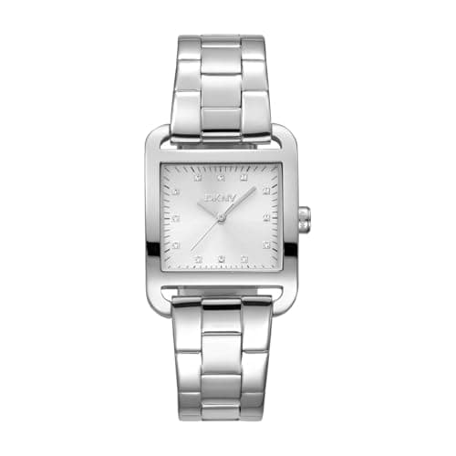 Image of DKNY City Midi 3 ATM Quartz Watch, Silver, one Size, Modern