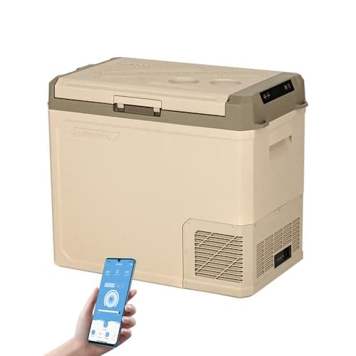 Image of Alpicool GE50 50L Car Fridge Freezer Portable Compressor Car Refrigerator 12/24V Electric Cooler for Camping, Road Trip, Picnic, Down to -20℃