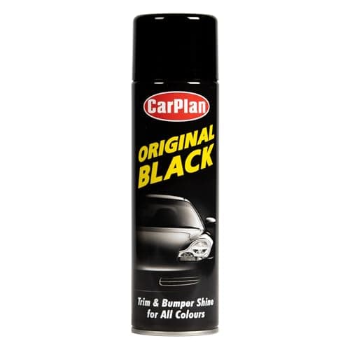 Image of CarPlan Original Black, Trim & Bumper Shine, Protective Silicone Spray, 500 ml