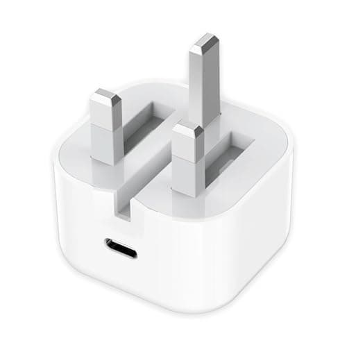 Image of USB C Plug Phone Charger, 35W Type C Fast Charger for iPhone 17/17 Pro/17 Pro Max/Air/16e/16/15 Plus/Pro/Pro Max 14 13 12 11 SE 8 Watch iPad Pro Air Mini, AirPods, Samsung Galaxy, UK Adapter