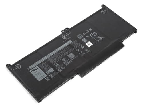 Image of Dell MXV9V Laptop Battery (7.6V/60Wh/4-Cell) for Inspiron 7300 2-in-1/7306 2-in-1 (Black), Latitude 5300/5300 2-In-1/5300 2-in-1 Chromebook / 5310/5310 2-in-1/7300 / 7400