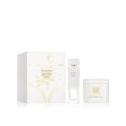 Image of Elizabeth Arden - White Tea Eau de Toilette 2-Piece Gift Set, Floral Women's Perfume and Pure Indulgence Body Cream with Calming White Tea Scent and Moisturising Formula