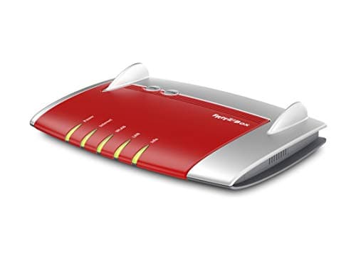 Image of AVM FRITZ!Box 4040 UK (Wireless router for cable, fiber and DSL modems, Wi-Fi up to 866 Mbit/s (5 Ghz) and up to 400 Mbit/s (2.4 GHz), media server, 4 x gigabit LAN)