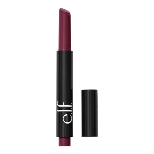 Image of e.l.f. Pout Clout Lip Plumping Pen, Nourishing Lip Balm For Sheer Colour & Shine, Plumps & Moisturises, Vegan & Cruelty-Free, Plum on Over