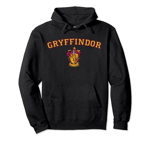 Image of Harry Potter Hogwarts Gryffindor Crest Pullover Hoodie