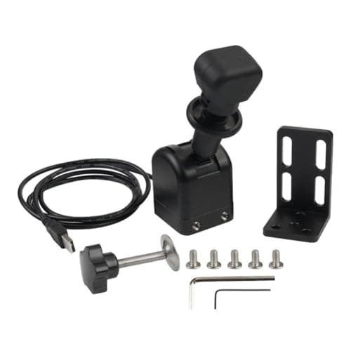 Image of WheatThrive Sim Racing Handbrake, USB Handbrake, PC Gaming Handbrake, 14-Bit Linear Sensor, for Logitech G27 G29 G920 G923 for THRUSTMASTER T300