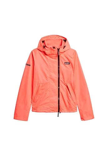 Image of Superdry, Jacket Hooded MTN WINDBREAKER JKT, W5011850A, Pastelline Coral, 14, WOMAN, BOY
