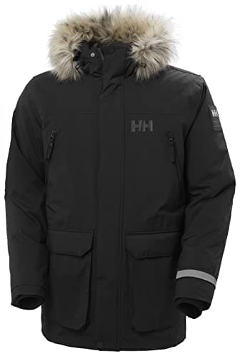 Image of Helly Hansen Men's Reine Parka Jacket, Black, XL UK