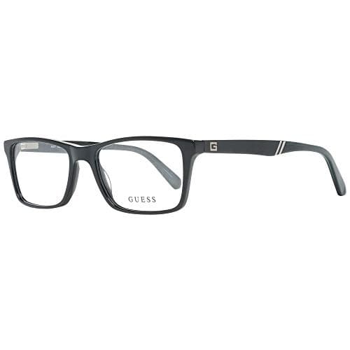 Image of GUESS GU1954 GU1954 001 53 Rectangular Optical Frames 53, Nero Lucido
