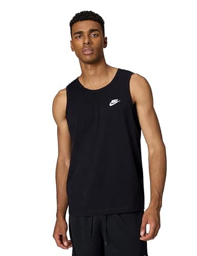Image of NIKE Men's M Nsw Club - Tanktop, Black (Black White), XL UK
