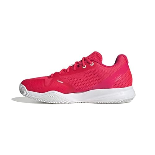 Image of adidas Men's Courtflash Speed 2 Mens Tennis Shoes, Lucid red/Zero met./FTWR White, 6 UK