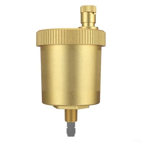 Image of 1/8 Inch Automatic Air Vent Valve, Automatic Air Bleed, for Hot Water Radiators, Brass Automatic Vent Valve For Enhanced Heating Machine Performance